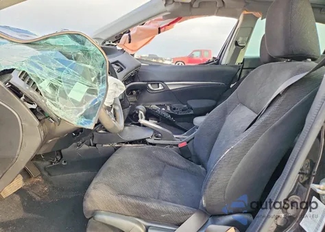 2013 Honda Civic Ex из США, поврежденный, VIN 2HGFB2F87DH505288